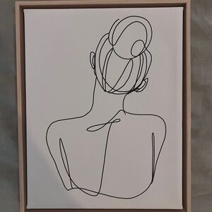 Opalhouse Decorative Wall Art with Brown and White Accents